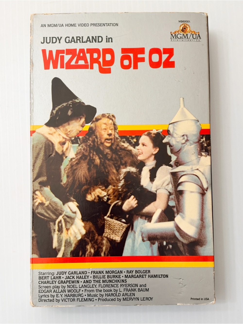 Vintage 1983 VHS Wizard of OZ MGM/UA Judy Garland MB60001